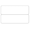 Picture of Blank white 2-up e.g. name tags / price tag cards - CR80. 70102045